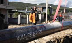 Bolu'da su kesintisine yol açan alt yapı sorunu düzeltiliyor