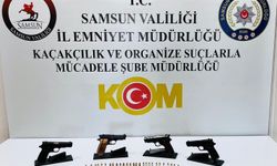 Kaçak silah operasyonunda 4 ruhsatsız tabanca ele geçirildi
