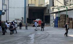 Konya'da fabrikada gaz sıkışması sonucu parlama