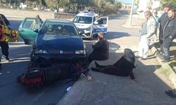Konya'da otomobil ile motosiklet çarpıştı: 2 yaralı