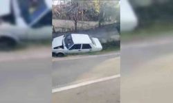 Sinop'ta otomobil su kanalına düştü: 1 yaralı