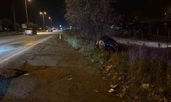 Zonguldak'ta otomobil şarampole uçtu: 2 yaralı