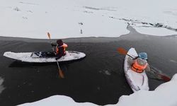 Sıfırın Altında 10 Derecede Kano Keyfi