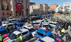 Aksaray'da emniyet ve jandarma araç filosuna 118 yeni araç katıldı