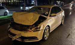 Bolu'da D-100'de iki otomobil çarpıştı: 2 yaralı