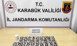 Karabük'te 265 sentetik ecza ele geçirildi
