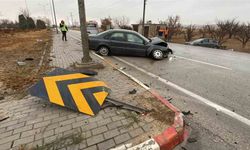 Karaman'da otomobiller çarpıştı: 2 yaralı