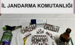 Kırşehir'de jandarma yol kontrolünde uyuşturucu hap ele geçirdi