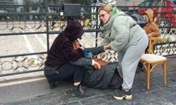 Kuyumcu mağdurlarının eyleminde yaşlı kadın fenalaştı