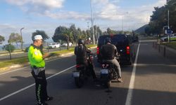 Ordu'da bir haftada yaklaşık 17 bin araç ve sürücüsü denetlendi