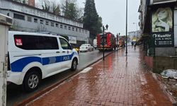 Sağlık ocağının deposunda yangın paniği