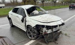 Samsun'da otomobil takla attı: 3 yaralı