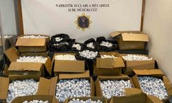 Samsun'da peş peşe giden 3 araçtan 350 bin uyuşturucu hap ele geçirildi