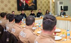 Sinop'ta bekçilerle kent güvenliği değerlendirildi