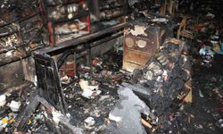 Veresiye alamadığı için bakkalı ateşe verdi