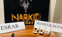 Yerköy'de 165 adet sentetik ecza maddesi ele geçirildi