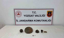 Yozgat'ta tarihi objeler yakalandı