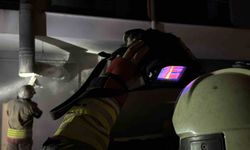 Baca yangınına termal kameralı müdahale