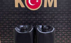 Bartın'da 10 litre etil alkol ele geçirildi