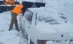 Hayvanlar aç kalmasın diye çıktığı yolda ölümden döndü