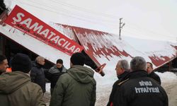 Kar kütleleri sundurmaları çökertti, Başkan Uzun sahada inceleme yaptı