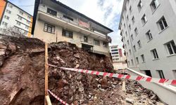Kontrolsüz inşaat çalışması bitişiğindeki binanın temelinde hasara neden oldu