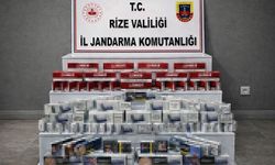 Rize'de kaçak sigara operasyonu