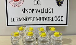 Sinop'ta 20 litre etil alkol ele geçirildi