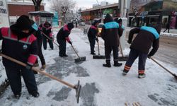 Tokat Beyaza Büründü! Belediye Ekipleri Kar Mesaisinde