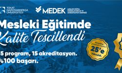 TOGÜ’den Eğitimde Büyük Hamle! 25 Program Akredite Edildi