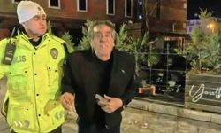 2.14 promil alkolle yakalandı: Gazeteciye el sallayıp yüzüne tükürdü