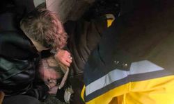 Asansör boşluğuna düşerek yaralanan kişiyi itfaiye kurtardı