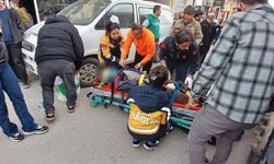 Beton mikserinin altında kalan yaşlı adam yaralandı