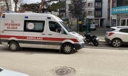 Bolu'da otomobille motosiklet kafa kafaya çarpıştı: 1 yaralı