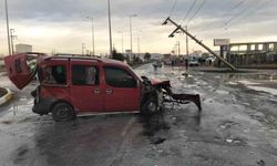 Konya'da tır ile kamyonet çarpıştı: 1 yaralı