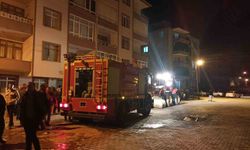Sinop'ta 4 katlı binanın odunluğunda yangın