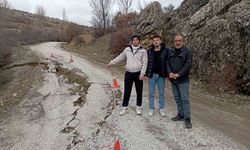 Tokat'ta yağışlar toprak kaymasına neden oldu