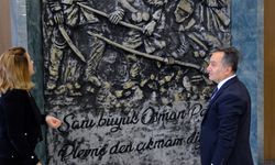 Rektör, Gazi Osman Paşa Rölyefini İnceledi