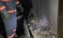 Çankırı'da korkutan ev yangını