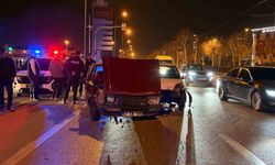 Kayseri'de otomobiller çarpıştı: 1 yaralı