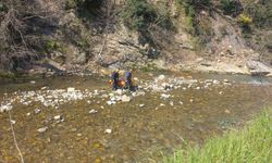 Zonguldak'ta 150 metreden dere yatağına düşen kadın hastaneye kaldırıldı