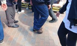 Düşerek yaralanan adama sağlık ekipleri müdahale etti