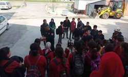 İtfaiye ekiplerinden öğrencilere eğitim