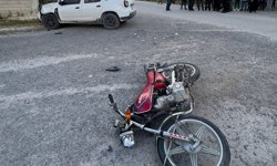 Karapınar'da motosiklet ile otomobil çarpıştı: 1 yaralı