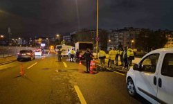 Kaza yapan motosiklet sürücüsü ağır yaralandı