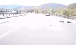 Kazada hayatını kaybeden motosiklet sürücüsünün son görüntüleri ortaya çıktı