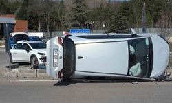 Kırıkkale'de iki otomobil çarpıştı: 1 yaralı