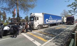 Trabzon'da zincirleme kaza ucuz atlatıldı