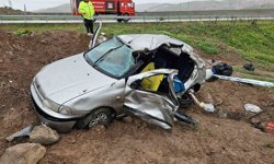 Yozgat'ta otomobil takla attı, 1 kişi hayatını kaybetti