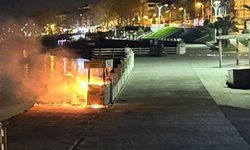 Akçakoca'da mısır tezgahı alev alev yandı